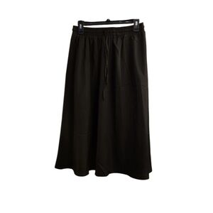 Black Midi Skirt, Xl